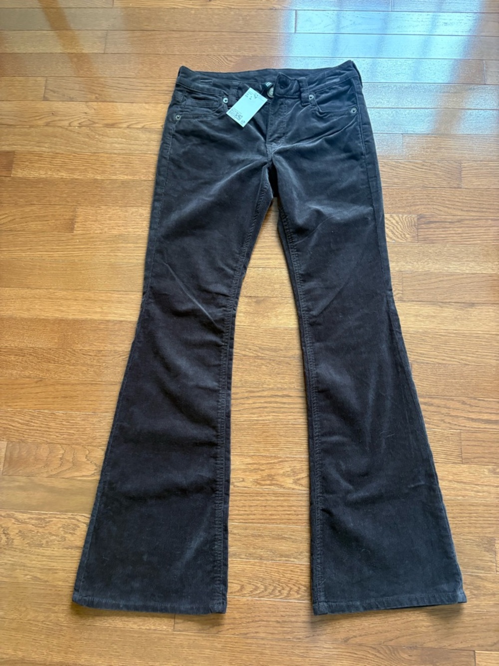 H&M Brown Corduroy Flare Pants